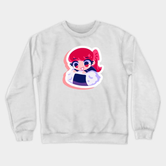 Kasumi Yoshizawa onigiri Crewneck Sweatshirt by OkiComa